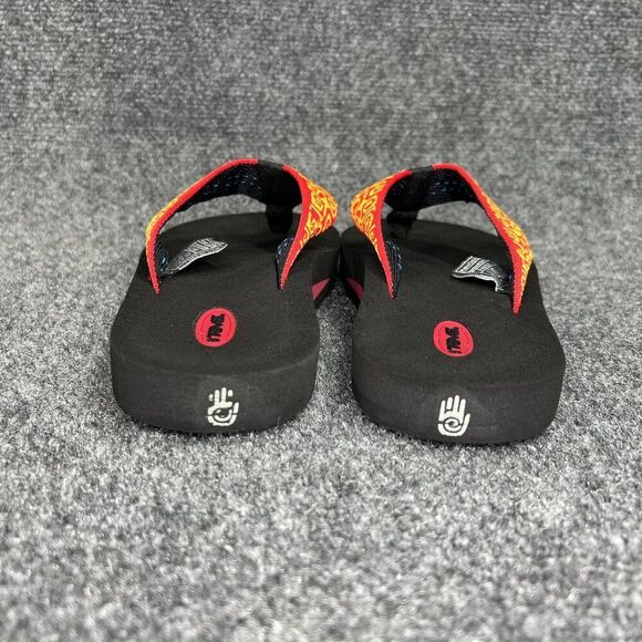 Teva Sandals Women's 6 Red Vintage Toe Post Platform Beach Athletic Flip Flops - Picture 5 of 13